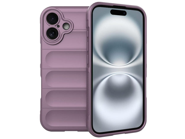 Screenguard CloudCase Handyhülle für Apple iPhone 16 gegen Sturzschäden, Dellen, Kratzern. Mit Kameraschutz, erhöhtem Rahmen und Airbag Cushions für vollumfänglichen Schutz.