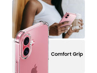 Hoch transparenter TPU Gummi Schutz Handy Hülle Clear Case klar mit verstärkten Schutzecken Bumper für das Apple iPhone 16 Display und Gehäuse in transparent von Screenguard