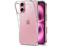 Gummi Hülle für Apple iPhone 16 aus flexiblem Soft TPU, kristallklar und transparent von Screenguard