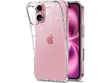Gummi Hülle für Apple iPhone 16 aus flexiblem Soft TPU, kristallklar und transparent von Screenguard