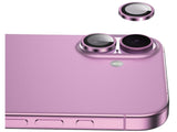 Kameraschutz Glas für Apple iPhone 16 in pink von Screenguard