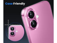 Kameraschutz Glas für Apple iPhone 16 in pink von Screenguard