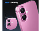 Kameraschutz Glas für Apple iPhone 16 in pink von Screenguard