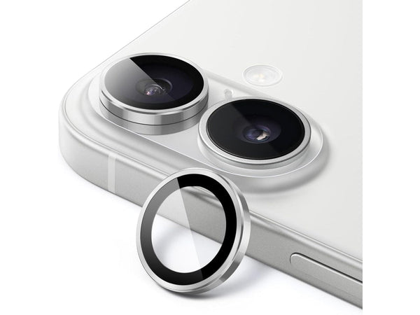 Kameraschutz Glas für Apple iPhone 16 in silber von Screenguard