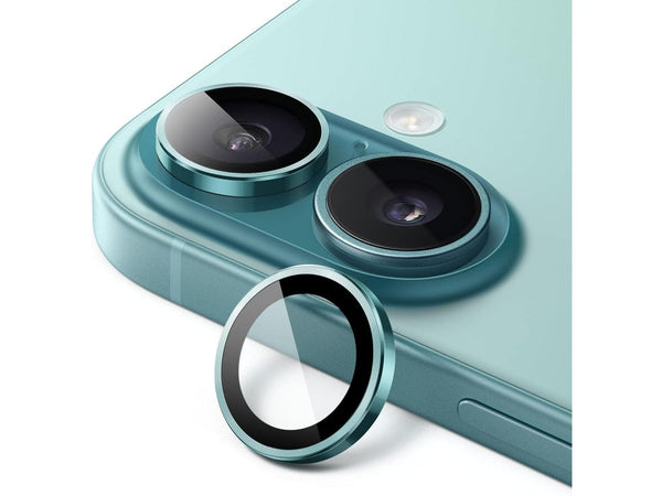 Kameraschutz Glas für Apple iPhone 16 in teal von Screenguard