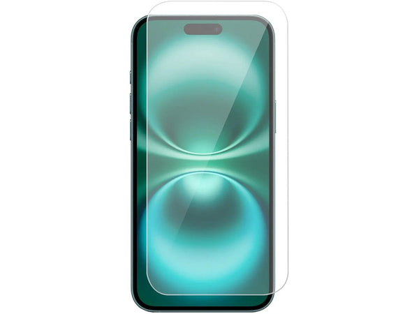 Case Friendly Screen Protector Handy Display Schutz Panzerglas Folie aus echtem 9H 2.5D Glas für Abdeckung des Apple iPhone 16 Displays in transparent von Screenguard