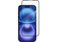 100% Fullscreen Curved Screen Protector Handy Display Schutz Glas für komplette Abdeckung des Apple iPhone 16 Plus Display in schwarz von Screenguard