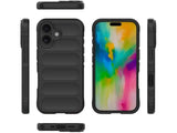 Screenguard CloudCase Handyhülle für Apple iPhone 16 Plus gegen Sturzschäden, Dellen, Kratzern. Mit Kameraschutz, erhöhtem Rahmen und Airbag Cushions für vollumfänglichen Schutz.