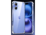 Hoch transparenter TPU Gummi Schutz Handy Hülle Clear Case klar mit verstärkten Schutzecken Bumper für das Apple iPhone 16 Plus Display und Gehäuse in transparent von Screenguard