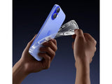 Hoch transparenter TPU Gummi Schutz Handy Hülle Clear Case klar mit verstärkten Schutzecken Bumper für das Apple iPhone 16 Plus Display und Gehäuse in transparent von Screenguard