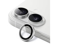 Kameraschutz Glas für Apple iPhone 16 Plus in silber von Screenguard