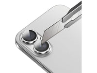 Kameraschutz Glas für Apple iPhone 16 Plus in silber von Screenguard