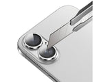 Kameraschutz Glas für Apple iPhone 16 Plus in silber von Screenguard