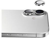 Kameraschutz Glas für Apple iPhone 16 Plus in silber von Screenguard
