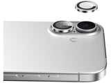 Kameraschutz Glas für Apple iPhone 16 Plus in silber von Screenguard