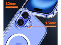 Das Magnetic MagSafe Clear Case von Screenguard schützt Ihr Apple iPhone 16 Plus effektiv vor Schäden bei Sturz oder Stoss. Erhöhter Rahmen rund um das Display und Kamera gegen Kratzer und Dellen. Transparenter Schutz mit Magnetring. Zum Wireless Aufladen mit MagSafe kompatiblen Zubehör.
