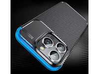 Hochwertig stabile Soft TPU Smartphone Handy Hülle im Carbon Design für Apple iPhone 16 Pro zum Schutz des Display und Gehäuse Cover in schwarz von Screenguard