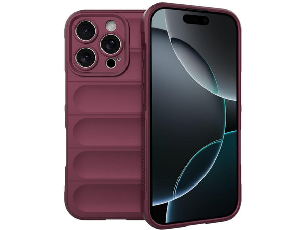 Screenguard CloudCase Handyhülle für Apple iPhone 16 Pro gegen Sturzschäden, Dellen, Kratzern. Mit Kameraschutz, erhöhtem Rahmen und Airbag Cushions für vollumfänglichen Schutz.