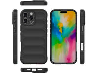Screenguard CloudCase Handyhülle für Apple iPhone 16 Pro gegen Sturzschäden, Dellen, Kratzern. Mit Kameraschutz, erhöhtem Rahmen und Airbag Cushions für vollumfänglichen Schutz.