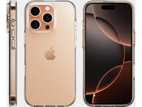 Gummi Hülle für Apple iPhone 16 Pro aus flexiblem Soft TPU, kristallklar und transparent von Screenguard