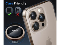 Kameraschutz Glas für Apple iPhone 16 Pro in desert titanium von Screenguard