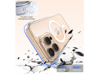 Das Magnetic MagSafe Clear Case von Screenguard schützt Ihr Apple iPhone 16 Pro effektiv vor Schäden bei Sturz oder Stoss. Erhöhter Rahmen rund um das Display und Kamera gegen Kratzer und Dellen. Transparenter Schutz mit Magnetring. Zum Wireless Aufladen mit MagSafe kompatiblen Zubehör.