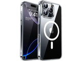 Das Magnetic MagSafe Clear Case von Screenguard schützt Ihr Apple iPhone 16 Pro effektiv vor Schäden bei Sturz oder Stoss. Erhöhter Rahmen rund um das Display und Kamera gegen Kratzer und Dellen. Transparenter Schutz mit Magnetring. Zum Wireless Aufladen mit MagSafe kompatiblen Zubehör.