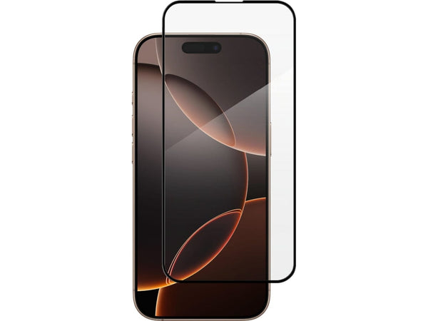 100% Fullscreen Curved Screen Protector Handy Display Schutz Glas für komplette Abdeckung des Apple iPhone 16 Pro Max Display in schwarz von Screenguard