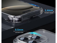 Hoch transparenter TPU Gummi Schutz Handy Hülle Clear Case klar mit verstärkten Schutzecken Bumper für das Apple iPhone 16 Pro Max Display und Gehäuse in transparent von Screenguard