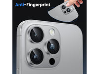 Kameraschutz Glas für Apple iPhone 16 Pro Max in silber von Screenguard