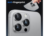 Kameraschutz Glas für Apple iPhone 16 Pro Max in silber von Screenguard