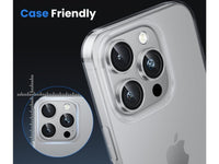Kameraschutz Glas für Apple iPhone 16 Pro Max in silber von Screenguard