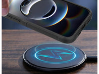 Screenguard CloudCase Handyhülle für Apple iPhone 16e gegen Sturzschäden, Dellen, Kratzern. Mit Kameraschutz, erhöhtem Rahmen und Airbag Cushions für vollumfänglichen Schutz.