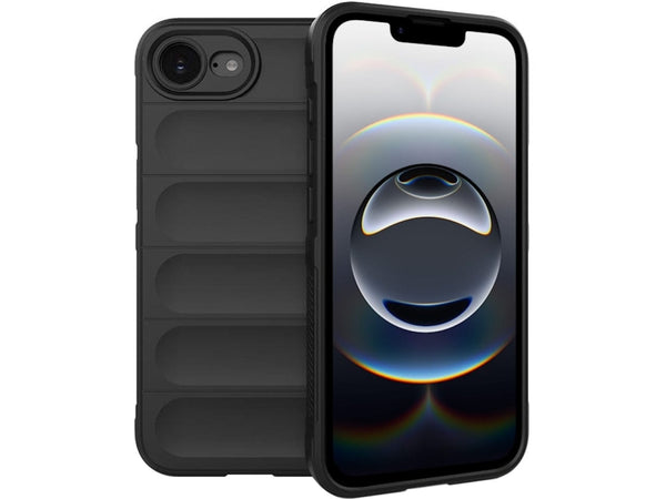 Screenguard CloudCase Handyhülle für Apple iPhone 16e gegen Sturzschäden, Dellen, Kratzern. Mit Kameraschutz, erhöhtem Rahmen und Airbag Cushions für vollumfänglichen Schutz.