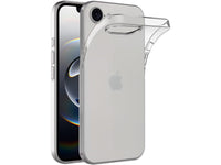 Gummi Hülle für Apple iPhone 16e aus flexiblem Soft TPU, kristallklar und transparent von Screenguard