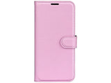 Lederhülle Karten Wallet Ledertasche Etui für Apple iPhone 16e in rosa von Screenguard