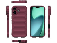 Screenguard CloudCase Handyhülle für Apple iPhone 17 gegen Sturzschäden, Dellen, Kratzern. Mit Kameraschutz, erhöhtem Rahmen und Airbag Cushions für vollumfänglichen Schutz.