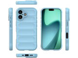 Screenguard CloudCase Handyhülle für Apple iPhone 17 gegen Sturzschäden, Dellen, Kratzern. Mit Kameraschutz, erhöhtem Rahmen und Airbag Cushions für vollumfänglichen Schutz.
