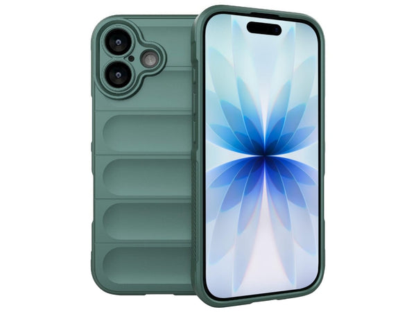 Screenguard CloudCase Handyhülle für Apple iPhone 17 gegen Sturzschäden, Dellen, Kratzern. Mit Kameraschutz, erhöhtem Rahmen und Airbag Cushions für vollumfänglichen Schutz.