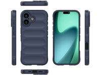 Screenguard CloudCase Handyhülle für Apple iPhone 17 gegen Sturzschäden, Dellen, Kratzern. Mit Kameraschutz, erhöhtem Rahmen und Airbag Cushions für vollumfänglichen Schutz.