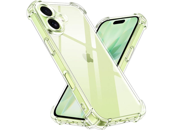 Hoch transparenter TPU Gummi Schutz Handy Hülle Clear Case klar mit verstärkten Schutzecken Bumper für das Apple iPhone 17 Display und Gehäuse in transparent von Screenguard