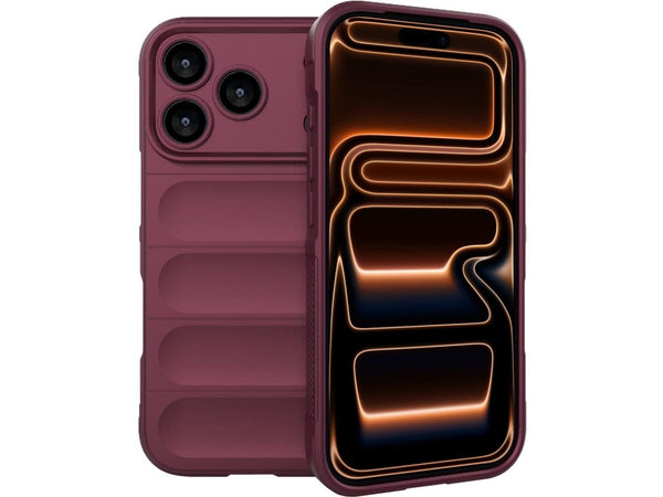 Screenguard CloudCase Handyhülle für Apple iPhone 17 Pro gegen Sturzschäden, Dellen, Kratzern. Mit Kameraschutz, erhöhtem Rahmen und Airbag Cushions für vollumfänglichen Schutz.