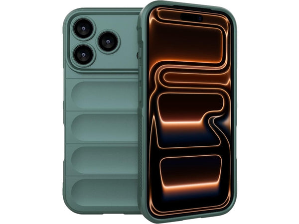 Screenguard CloudCase Handyhülle für Apple iPhone 17 Pro gegen Sturzschäden, Dellen, Kratzern. Mit Kameraschutz, erhöhtem Rahmen und Airbag Cushions für vollumfänglichen Schutz.