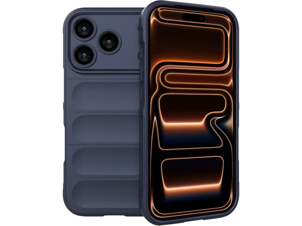 Screenguard CloudCase Handyhülle für Apple iPhone 17 Pro gegen Sturzschäden, Dellen, Kratzern. Mit Kameraschutz, erhöhtem Rahmen und Airbag Cushions für vollumfänglichen Schutz.