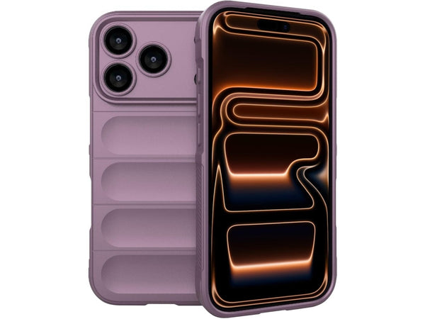 Screenguard CloudCase Handyhülle für Apple iPhone 17 Pro gegen Sturzschäden, Dellen, Kratzern. Mit Kameraschutz, erhöhtem Rahmen und Airbag Cushions für vollumfänglichen Schutz.
