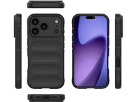 Screenguard CloudCase Handyhülle für Apple iPhone 17 Pro gegen Sturzschäden, Dellen, Kratzern. Mit Kameraschutz, erhöhtem Rahmen und Airbag Cushions für vollumfänglichen Schutz.