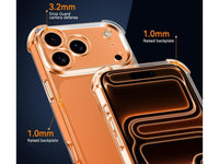 Hoch transparenter TPU Gummi Schutz Handy Hülle Clear Case klar mit verstärkten Schutzecken Bumper für das Apple iPhone 17 Pro Display und Gehäuse in transparent von Screenguard