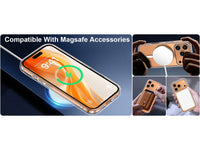 Das Magnetic MagSafe Clear Case von Screenguard schützt Ihr Apple iPhone 17 Pro effektiv vor Schäden bei Sturz oder Stoss. Erhöhter Rahmen rund um das Display und Kamera gegen Kratzer und Dellen. Transparenter Schutz mit Magnetring. Zum Wireless Aufladen mit MagSafe kompatiblen Zubehör.