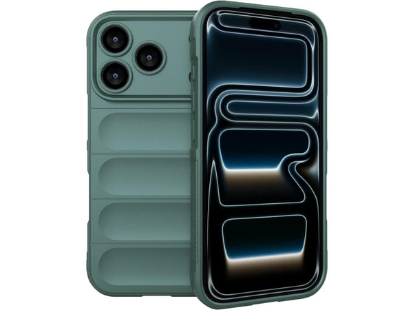 Screenguard CloudCase Handyhülle für Apple iPhone 17 Pro Max gegen Sturzschäden, Dellen, Kratzern. Mit Kameraschutz, erhöhtem Rahmen und Airbag Cushions für vollumfänglichen Schutz.