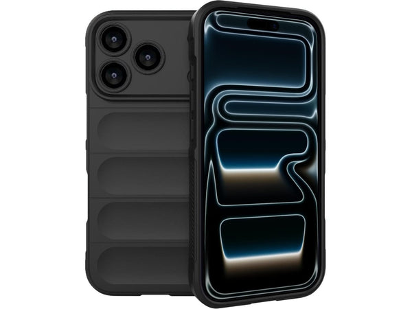 Screenguard CloudCase Handyhülle für Apple iPhone 17 Pro Max gegen Sturzschäden, Dellen, Kratzern. Mit Kameraschutz, erhöhtem Rahmen und Airbag Cushions für vollumfänglichen Schutz.